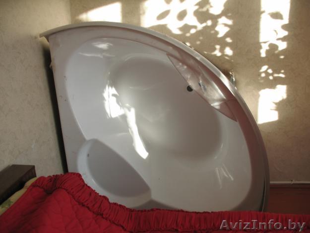 Продаётся ванна белая новая акриловая,угловая - Изображение #1, Объявление #7173