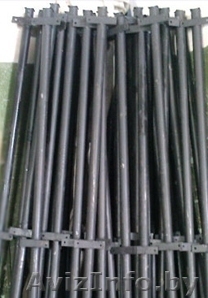 Столбы металлические с заглушками. БЕСПЛАТНАЯ доставка на любой ваш адрес - Изображение #1, Объявление #1383619