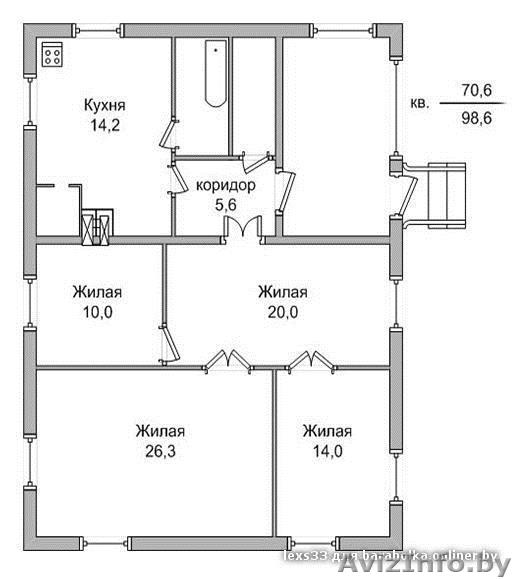 Продам дом в г Мосты - Изображение #1, Объявление #1534148