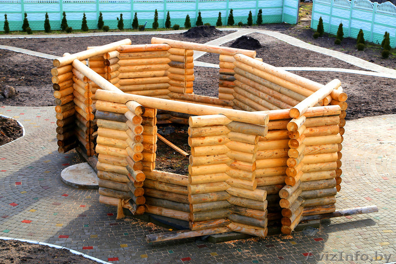 СРУБ БЕСЕДКИ НОВЫЙ, можно для бани или дачи 8х4.5х2.5м - Изображение #1, Объявление #1559776