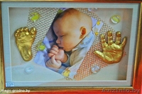 Композиции из слепков ручки и ножки малыша - на долгую память о детстве - Изображение #4, Объявление #31224