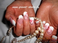 	 Наращивание ногтей гелем, коррекция, покрытие гель-лаком . - Изображение #4, Объявление #1071833
