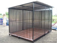 Вольеры с прутьями или из сетки!!! Бесплатная доставка!! - Изображение #1, Объявление #1380996