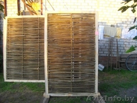 Плетеная изгородь в деревянной рамке - Изображение #1, Объявление #1441484