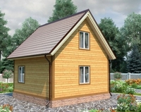 Дом из бруса сруб Ирис 6х6 установка на заказ - Изображение #1, Объявление #1623422