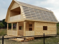 Дом из бруса сруб «Матвей» 6х6 установка-доставка Свислочь - Изображение #1, Объявление #1623492