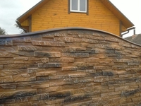 Декоративная покраска бетонных заборов - Изображение #1, Объявление #1652746