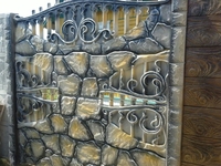 Декоративная покраска бетонных заборов - Изображение #3, Объявление #1652746