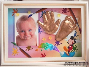 Композиции из слепков ручки и ножки малыша - на долгую память о детстве - Изображение #3, Объявление #31224
