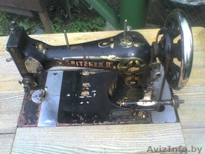 рабочая немецкая швейная машинка GRITZNER DURLAH 19век ножная  - Изображение #3, Объявление #70334