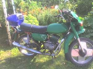 мотоцикл МИНСК 125 1992г.в на ходу,документы,внешний тюнинг, форсированый двигат - Изображение #1, Объявление #70338