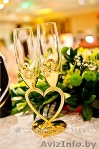 Эксклюзивные Подарочные и Свадебные Бокалы под Шампанское со стразами Swarovski - Изображение #1, Объявление #901081