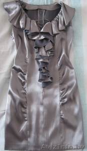 Платье серое, атлас - Изображение #1, Объявление #902544