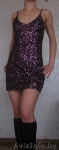 Платье с феолетовыми паетками - Изображение #3, Объявление #902530
