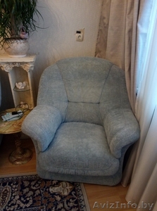 Мягкий уголок б/у (диван + два кресла) - Изображение #2, Объявление #1543442