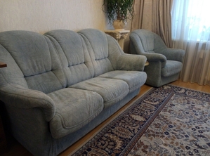 Мягкий уголок б/у (диван + два кресла) - Изображение #3, Объявление #1543442