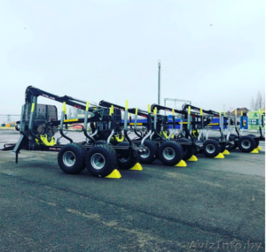 Лесовозный полуприцеп PALMS 10D с манипулятором PALMS 3, 52