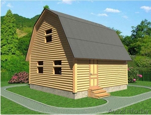 Сруб Дома из бруса Люсьен 6х6м доставка/установка