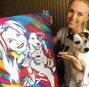 Флип Флоп портрет заказать