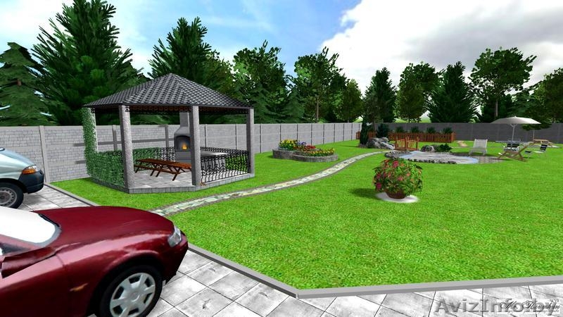 Ландшафтный дизайн и благоустройство участка "под ключ" - Изображение #1, Объявление #126340