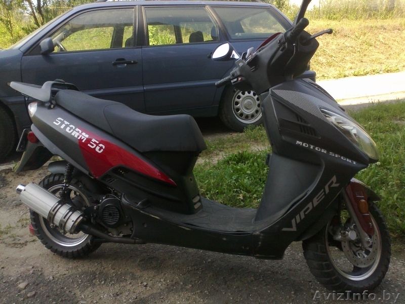 Скутер,Вайпер-Шторм 50, 2008 г.в., 2-местный,4-тактный, 49.9кб.см. - Изображение #4, Объявление #578243