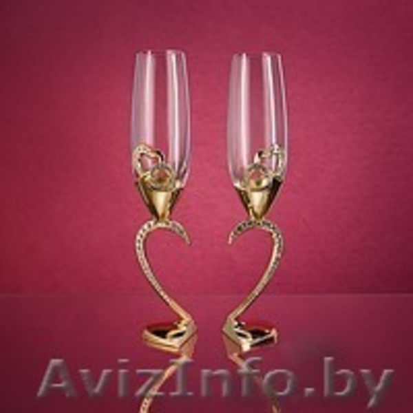 Эксклюзивные Подарочные и Свадебные Бокалы под Шампанское со стразами Swarovski - Изображение #7, Объявление #901081