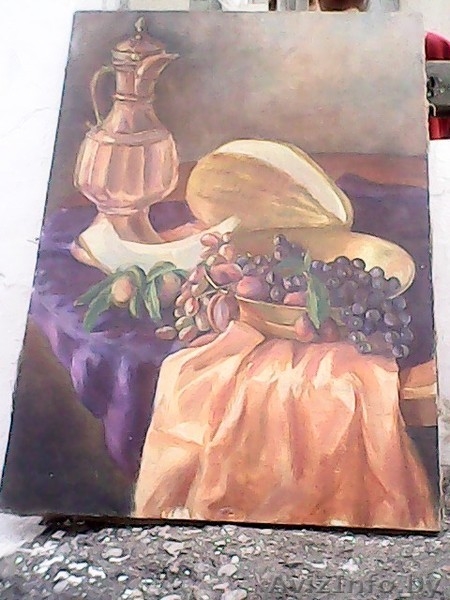 картины холст масло 80-ые годы 20-го века - Изображение #5, Объявление #984315