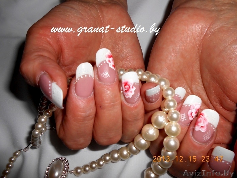 	 Наращивание ногтей гелем, коррекция, покрытие гель-лаком . - Изображение #4, Объявление #1071833