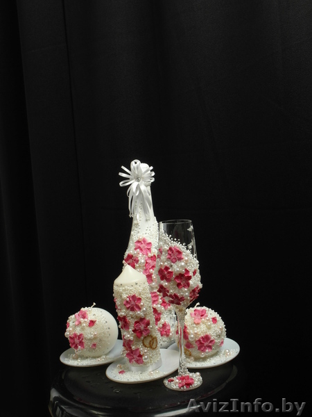 Свадебные бокалы ручной работы на долгую память о прекрасной свадьбе!! - Изображение #3, Объявление #78979