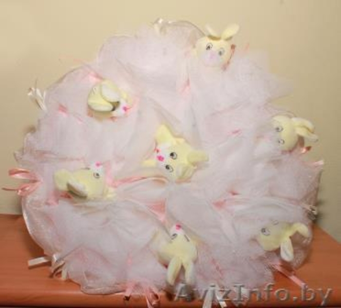 Букеты из мягких игрушек к выписке из Роддома и любому празднику в Гродно. - Изображение #3, Объявление #1170877