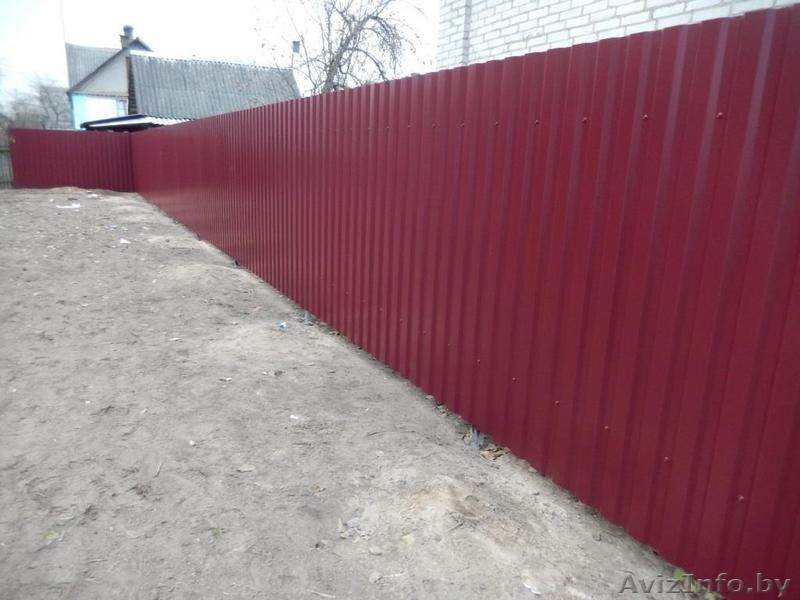 Заборы из профнастила. - Изображение #3, Объявление #1219301