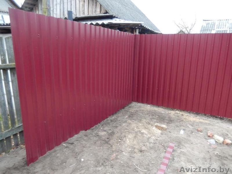 Заборы из профнастила. - Изображение #7, Объявление #1219301