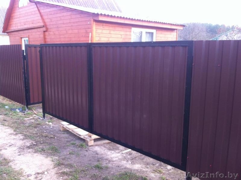 Заборы из профнастила. - Изображение #5, Объявление #1219301