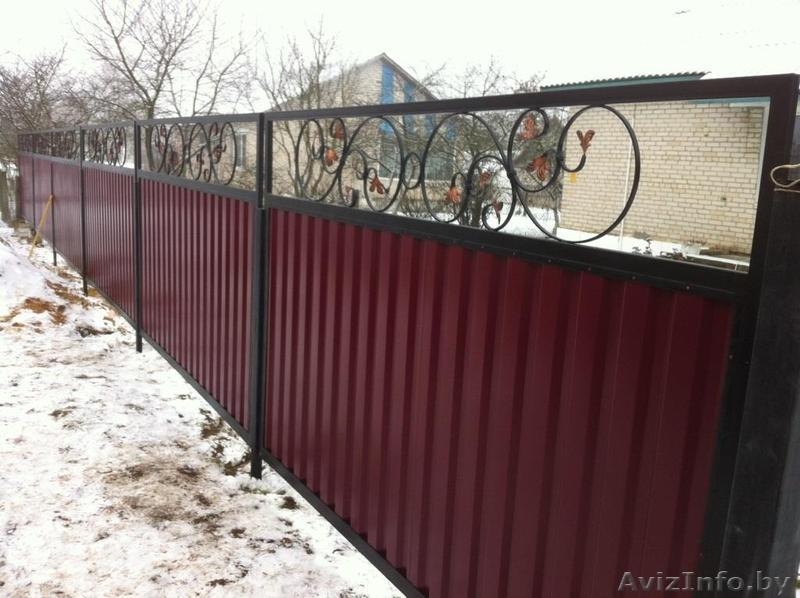 Заборы из профнастила. - Изображение #2, Объявление #1219301