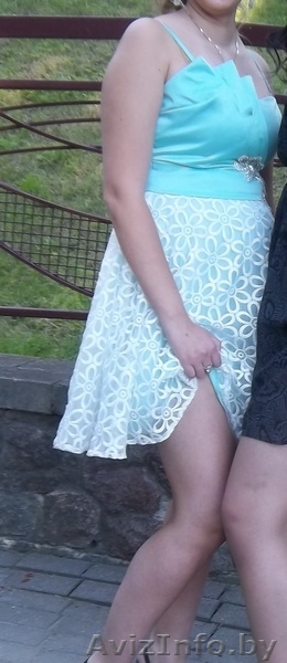 Платье бирюзовое - Изображение #1, Объявление #1287163