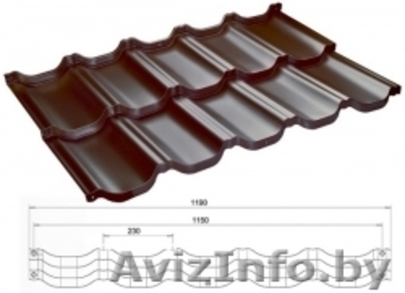 Металлочерепица от лучших производителей по выгодным ценам. - Изображение #4, Объявление #1328826