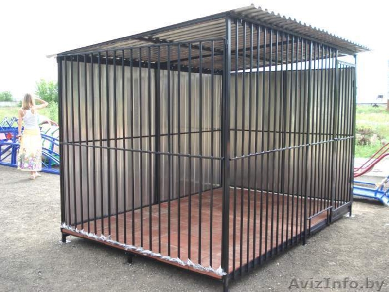 Вольеры с прутьями или из сетки!!! Бесплатная доставка!! - Изображение #1, Объявление #1380996