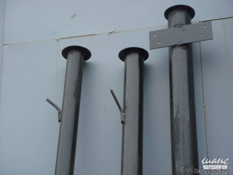 Столбы металлические ,с заглушкой от воды - Изображение #1, Объявление #1401876