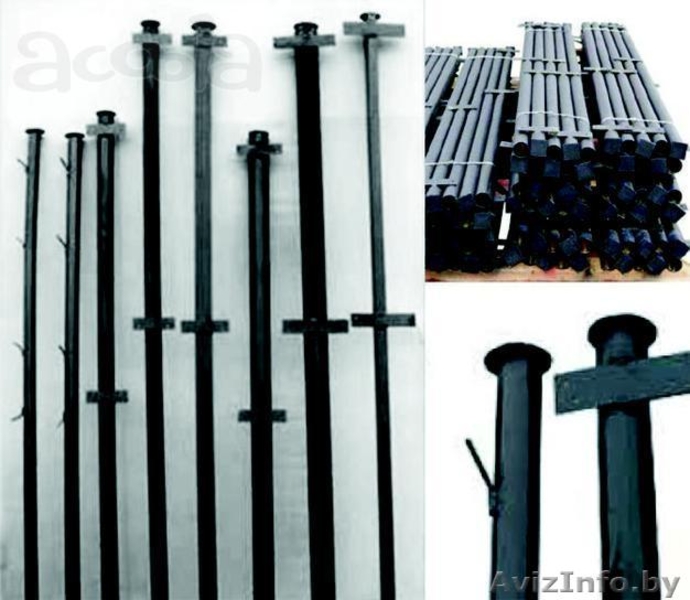 Столбы металлические ,с заглушкой от воды - Изображение #2, Объявление #1401876