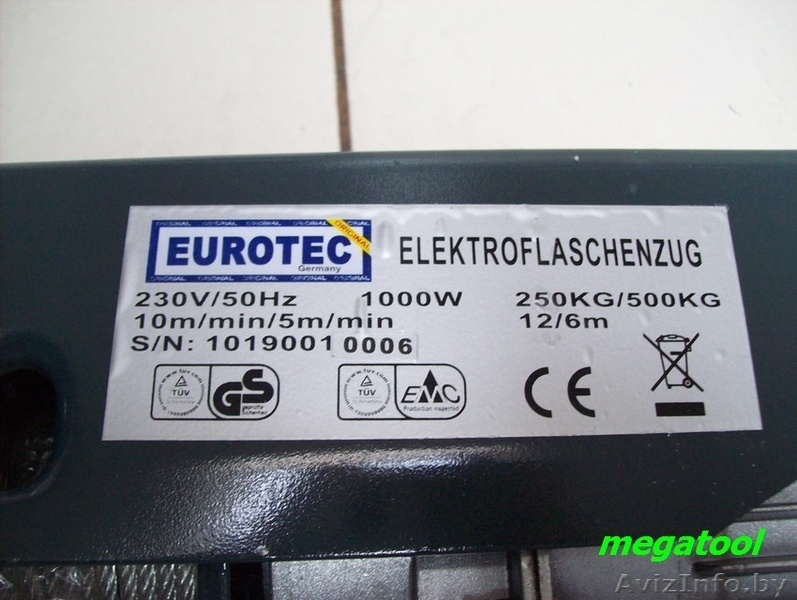 Лебёдка электрическая грузоподьёмностью - 500Кг.. - Изображение #3, Объявление #1469422