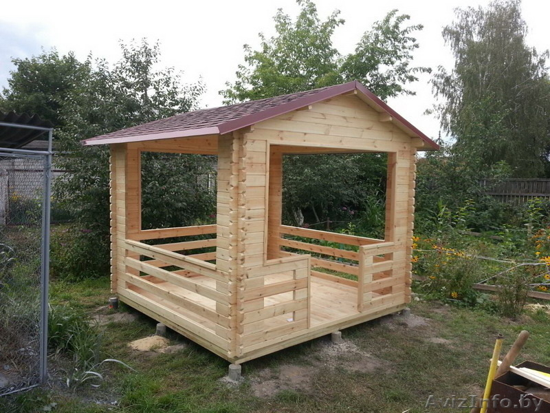 Деревянная беседка в наличии со склада - Изображение #1, Объявление #1484566