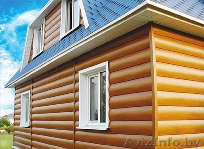 Сайдинг металлический Блок-хаус и ЭкоБрус.  - Изображение #1, Объявление #1504612