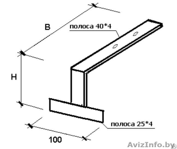 "Костыли" под отлив гнутые - Изображение #2, Объявление #1515557