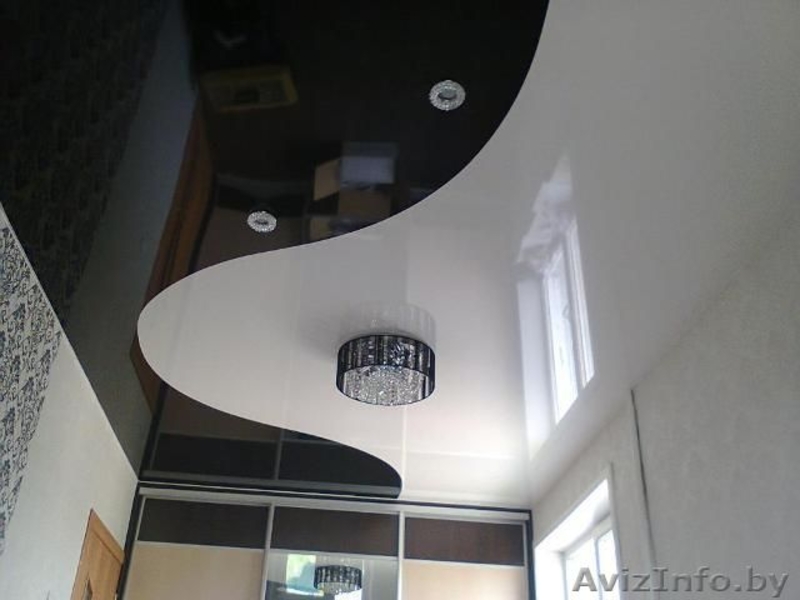 НАТЯЖНЫЕ ПОТОЛКИ   Большой выбор фактур, цветов.  Многоуровневые конструкции, ко - Изображение #3, Объявление #1537234
