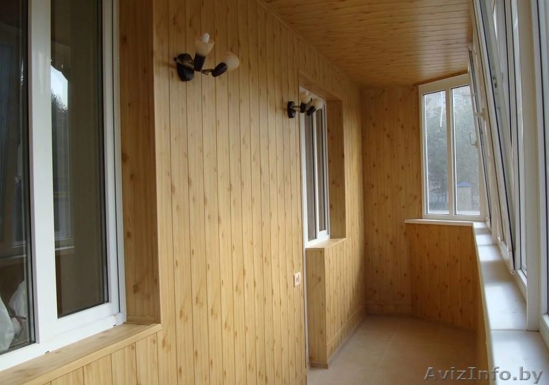 теплые балконы. отделка парных бань. откосы пвх  - Изображение #4, Объявление #1538925