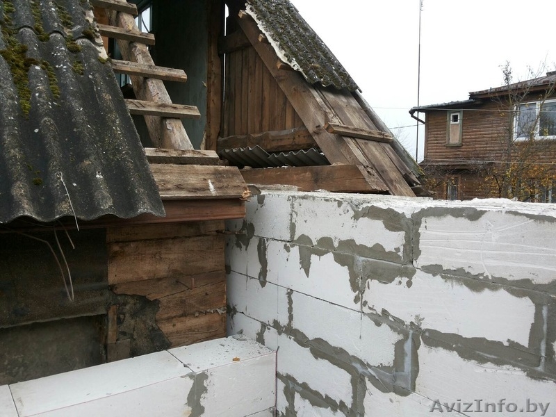 Незавершенный дом с участком в центре Гродно, ул. Ватутина - Изображение #1, Объявление #1554878