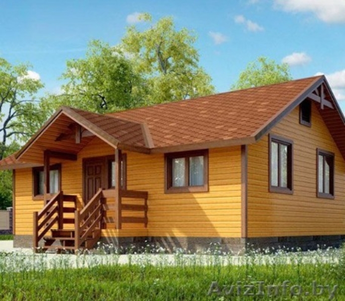 Дом сруб Грей 6.5х7.5 из бруса установка - Изображение #2, Объявление #1623387