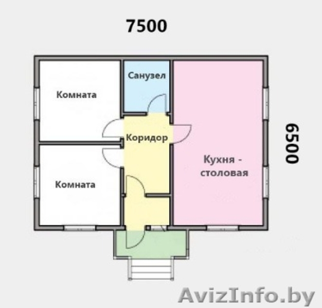 Дом сруб Грей 6.5х7.5 из бруса установка - Изображение #3, Объявление #1623387