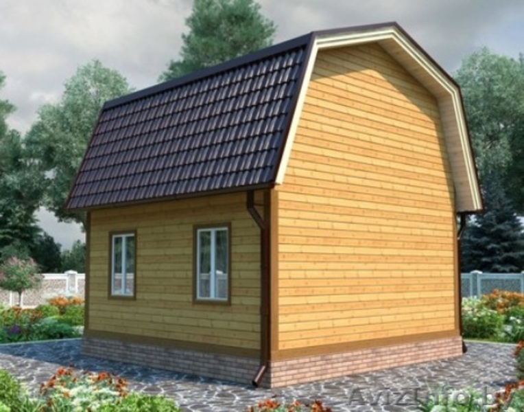 Дом из бруса сруб Гамлет 6х6 установка на заказ - Изображение #2, Объявление #1623418