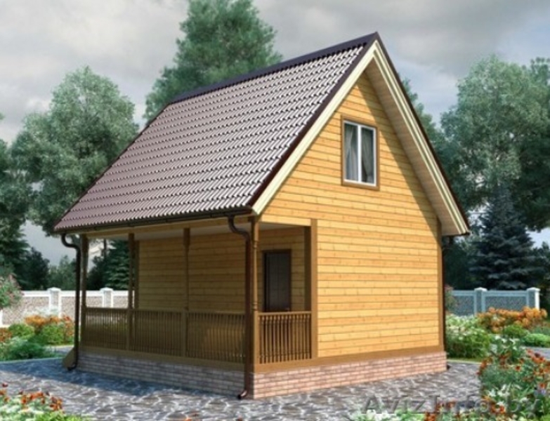 Дом из бруса сруб Крон 6х6 установка с доставкой - Изображение #2, Объявление #1623424